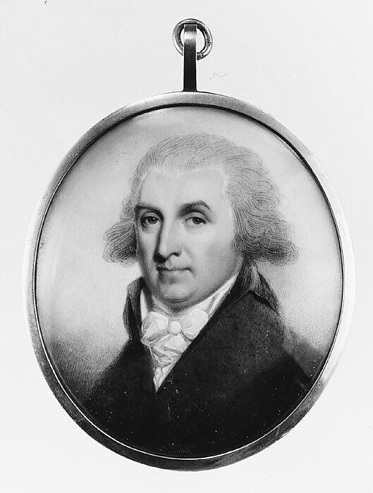 Portrait of a Man, Said to Be John Durham, John Barry (British, active ca. 1784–1827), Ivory 