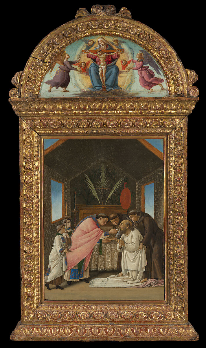 The Trinity, Bartolomeo di Giovanni (Italian, Florence, active by 1488–died 1501), Tempera on wood