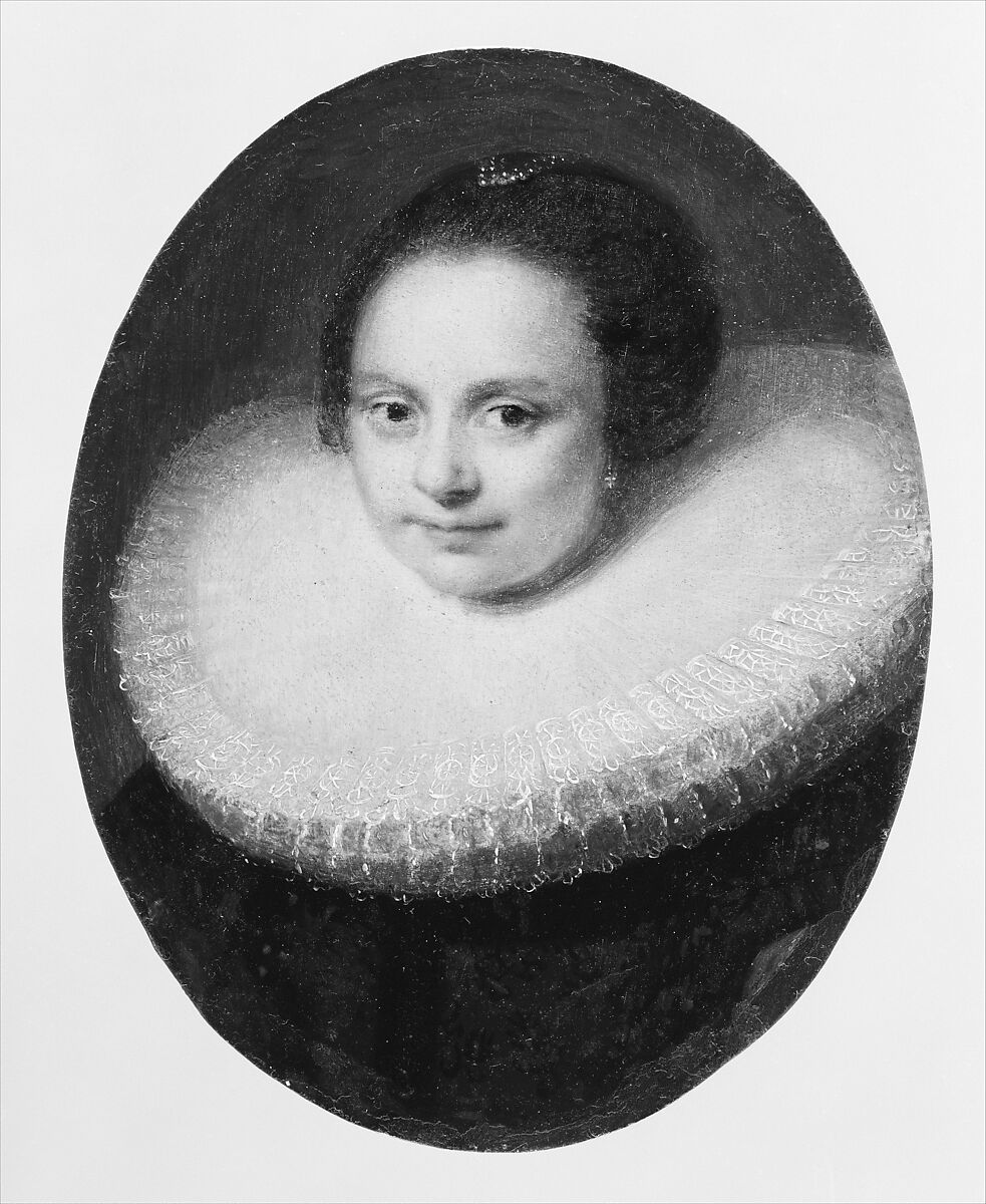 Portrait of a Woman, David Baudringhien (Dutch, ca. 1581–1650), Oil on copper 