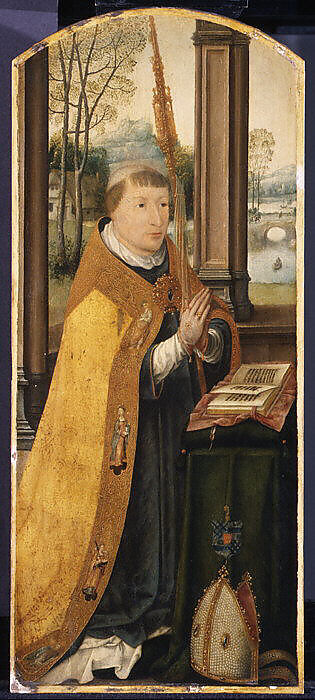 Charles de Saint-Radegonde, called Charles Coguin, Abbot of Anchin, Jean Bellegambe (French, Douai ca. 1470–1535/36 Douai), Oil on wood 