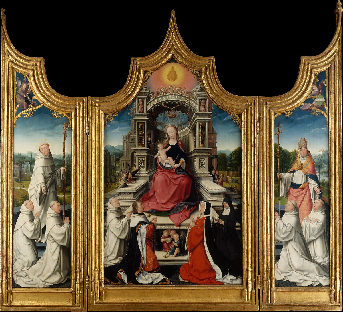 The Le Cellier Altarpiece, Jean Bellegambe (French, Douai ca. 1470–1535/36 Douai), Oil on wood 