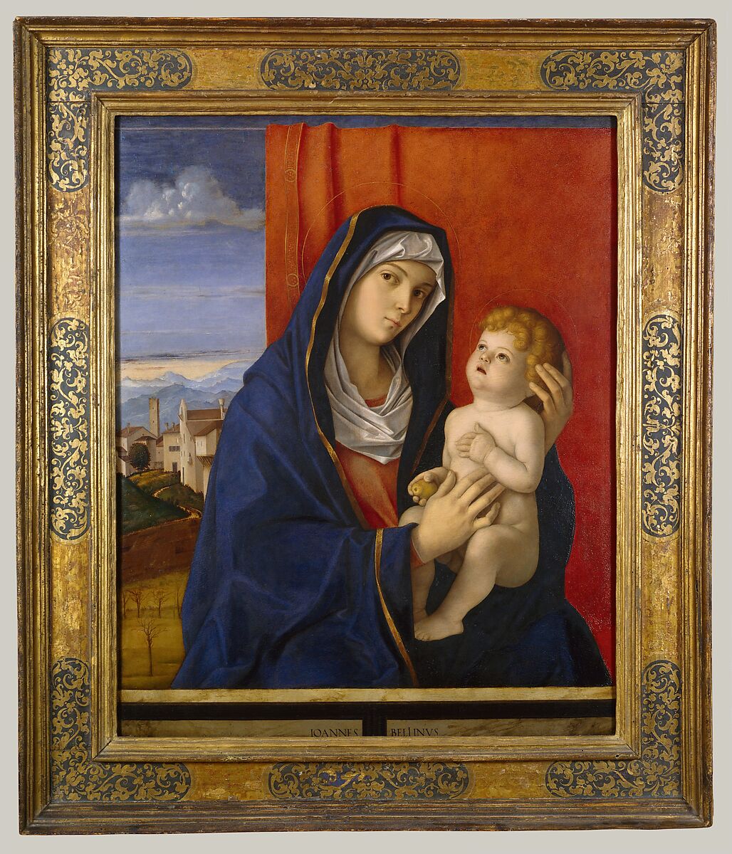 Madonna and Child, Giovanni Bellini (Italian, Venice, 1424/26–1516 Venice), Oil on wood