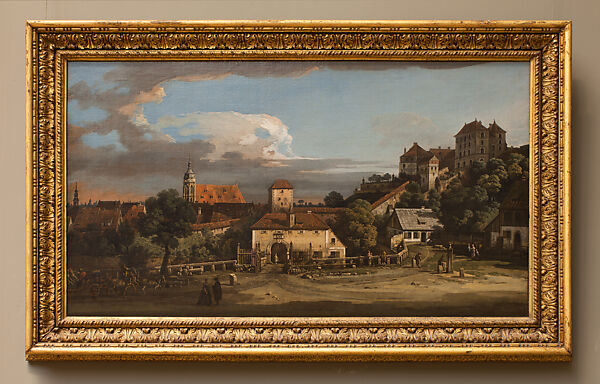 Pirna: The Obertor from the South, Bernardo Bellotto (Italian, Venice 1722–1780 Warsaw), Oil on canvas