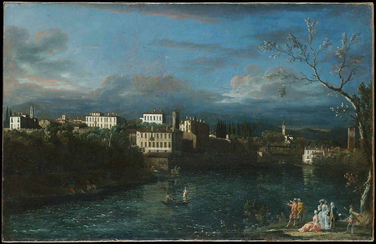 Vaprio d'Adda, Bernardo Bellotto  Italian, Oil on canvas