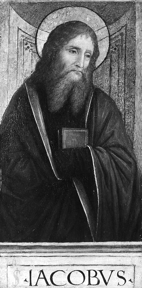 The Twelve Apostles: Saints Bartholomew, Andrew, Matthew, James the Greater, Thaddeus, Philip, James the Lesser, Simon, Peter, Paul, Thomas, and John, Workshop of Bergognone (Ambrogio di Stefano da Fossano) (Italian, Milan ca. 1453–1523 Milan), Oil and gold on wood