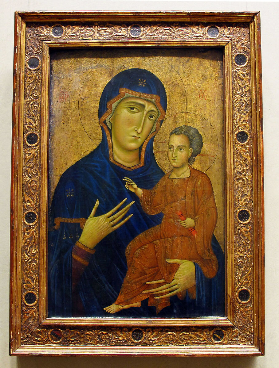 Madonna and Child, Berlinghiero (Italian, Lucca, active by 1228–died by 1236), Tempera on wood, gold ground
