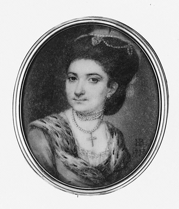 A Woman with the Initials MCC, John Bogle (British, Glasgow, Scotland 1746–1804 Edinburgh), Ivory 