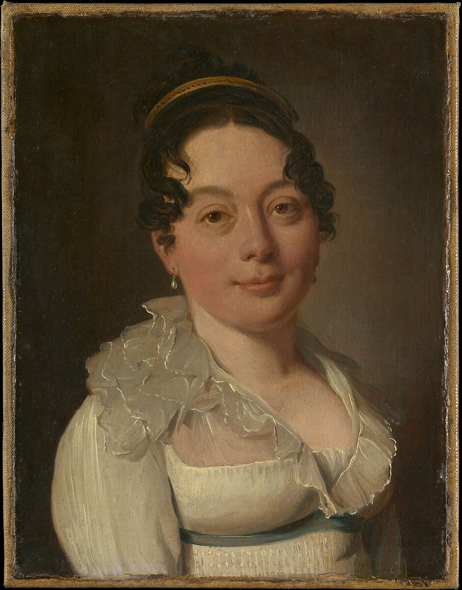 Portrait of a Woman, Louis Léopold Boilly (French, La Bassée 1761–1845 Paris), Oil on canvas 