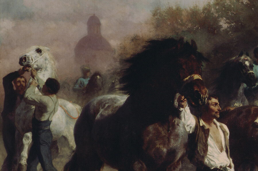 The Horse Fair, Rosa Bonheur (French, Bordeaux 1822–1899 Thomery), Oil on canvas 