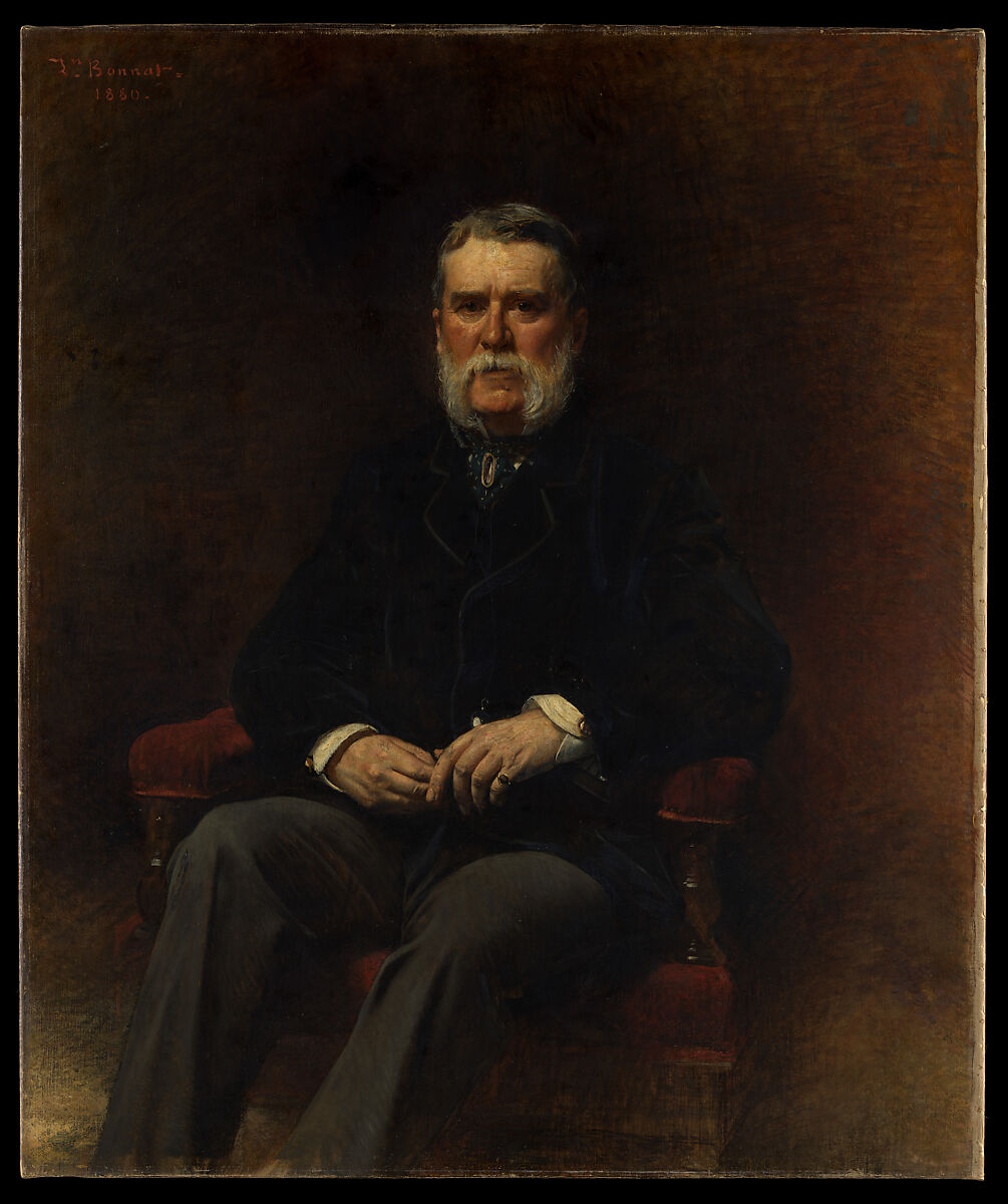 John Taylor Johnston (1820–1893), Léon Bonnat  French, Oil on canvas
