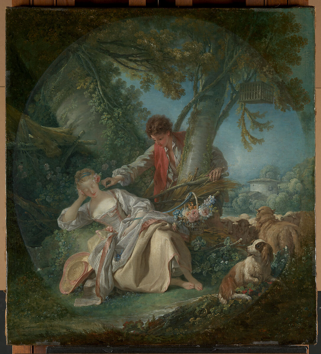 The Interrupted Sleep, François Boucher (French, Paris 1703–1770 Paris), Oil on canvas 