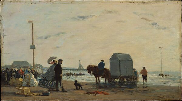 On the Beach at Trouville