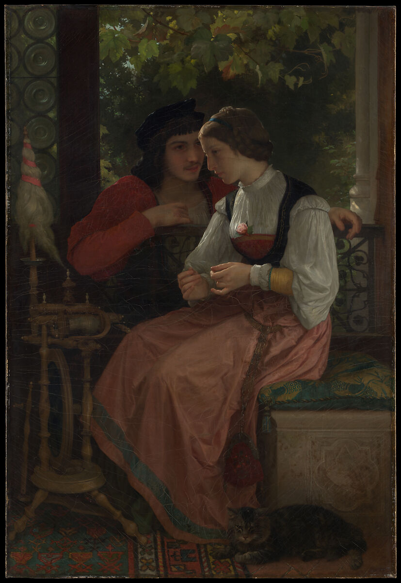 The Proposal, William Bouguereau (French, La Rochelle 1825–1905 La Rochelle), Oil on canvas 
