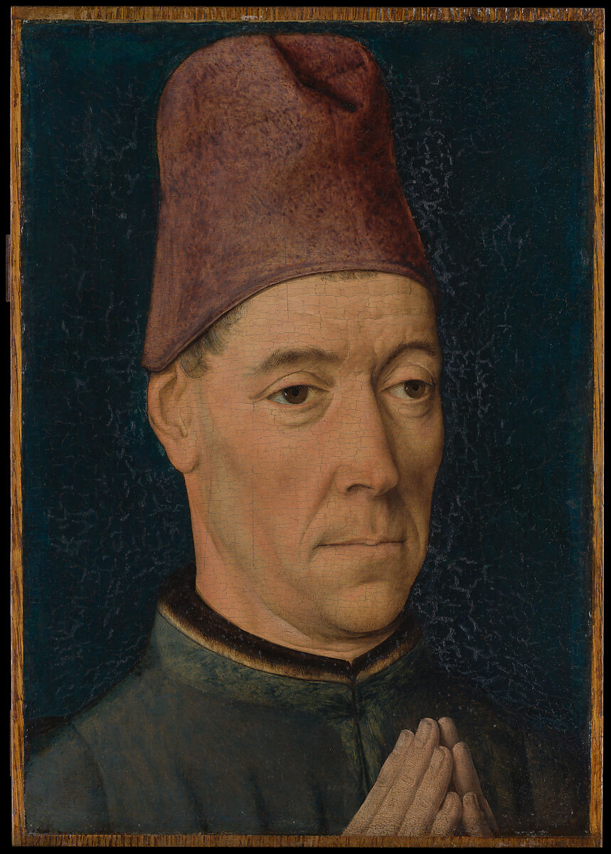 Portrait of a Man, Dieric Bouts (Netherlandish, Haarlem, active by 1457–died 1475), Oil on wood 