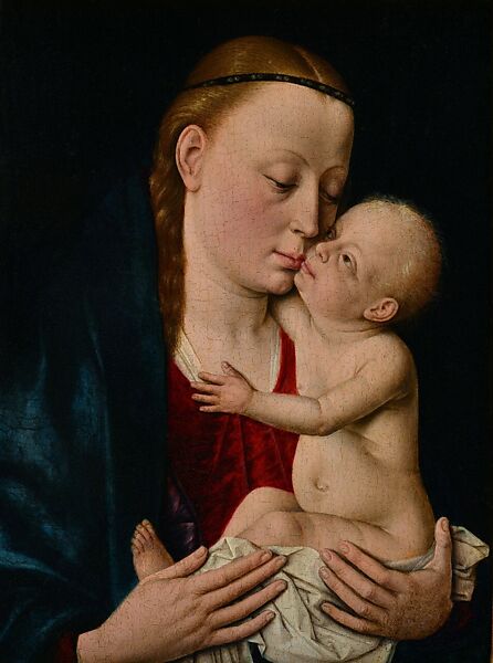 Virgin and Child, Dieric Bouts (Netherlandish, Haarlem, active by 1457–died 1475), Oil on wood