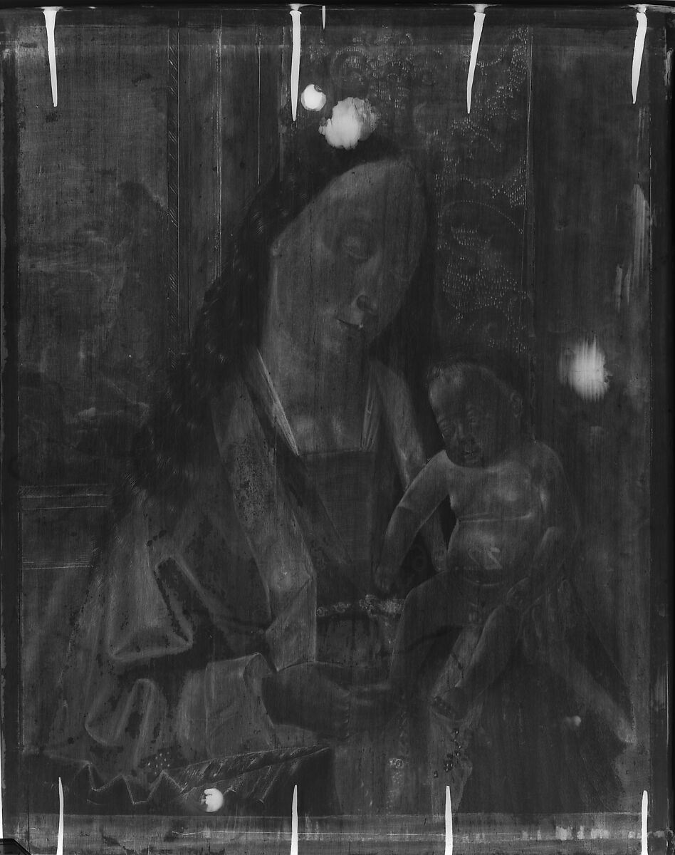 Virgin and Child, Workshop or Circle of Hans Traut (German, ca. 1500), Oil, gold, and silver on linden