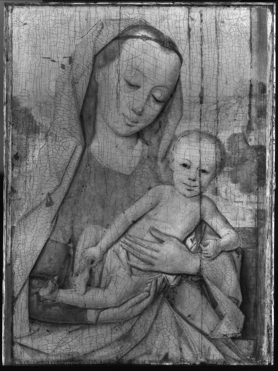 Virgin and Child, Workshop of Dieric Bouts (Netherlandish, Haarlem, active by 1457–died 1475), Oil on wood
