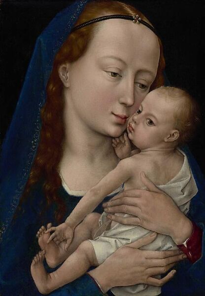 Virgin and Child, Workshop of Dieric Bouts (Netherlandish, Haarlem, active by 1457–died 1475), Oil on wood