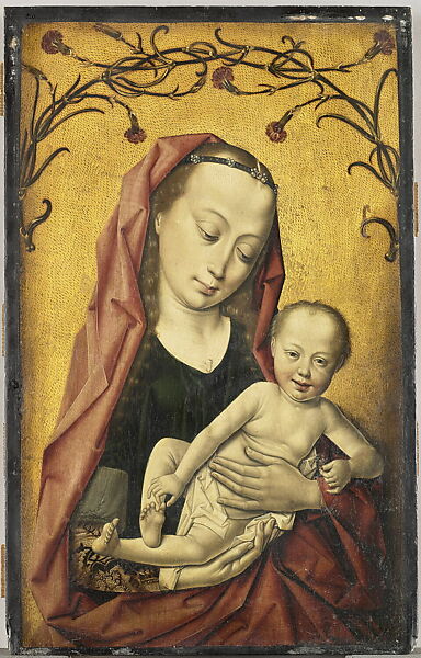 Virgin and Child, Workshop of Dieric Bouts (Netherlandish, Haarlem, active by 1457–died 1475), Oil on wood