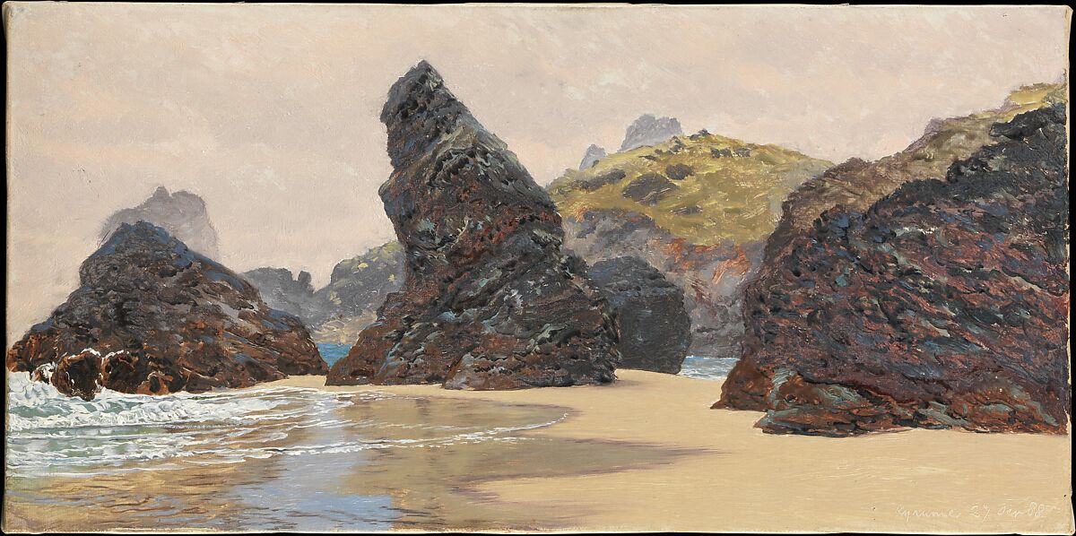 Kynance, John Brett (British, Bletchingly 1831–1902 London), Oil on canvas 