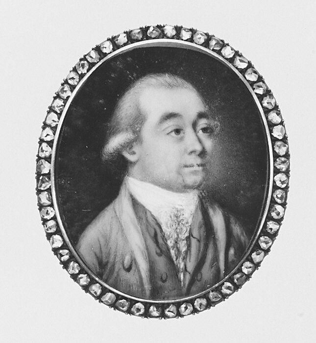 Portrait of a Man, British Painter (ca. 1770), Ivory 