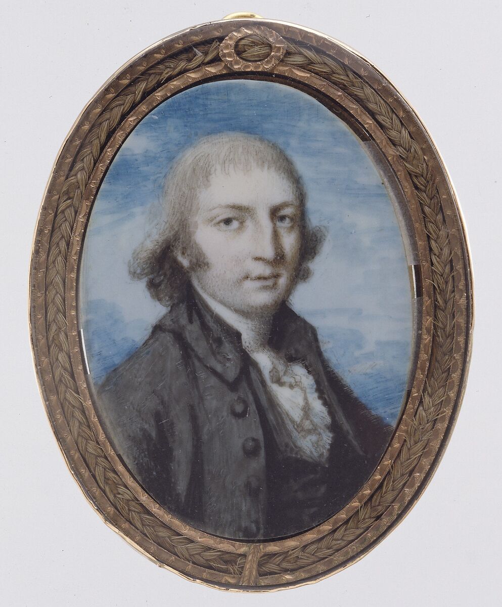 A Man with the Initials RH, British Painter (ca. 1780), Card 