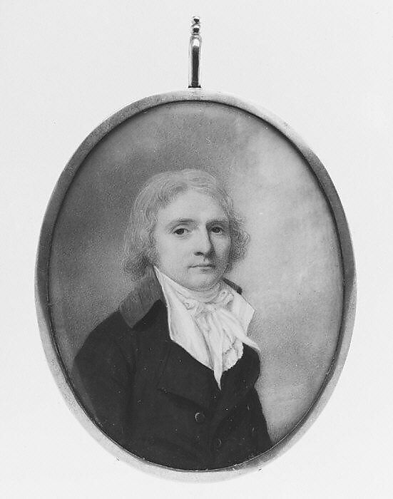 Portrait of a Man, British Painter (ca. 1800), Ivory 