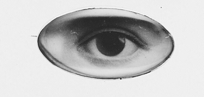 Eye Miniature, British Painter (early 19th century), Ivory 