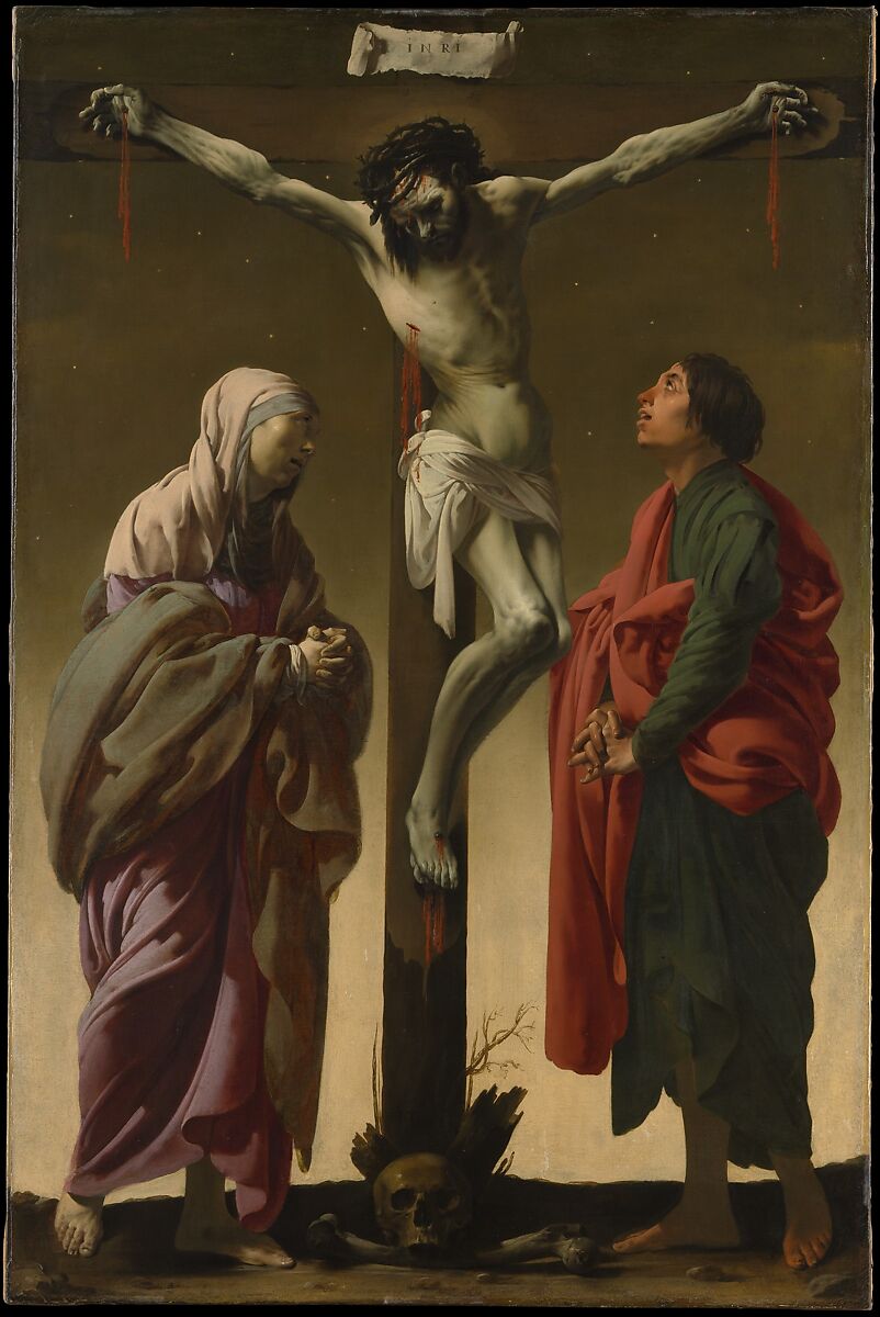 The Crucifixion with the Virgin and Saint John, Hendrick ter Brugghen (Dutch, The Hague? 1588–1629 Utrecht), Oil on canvas 