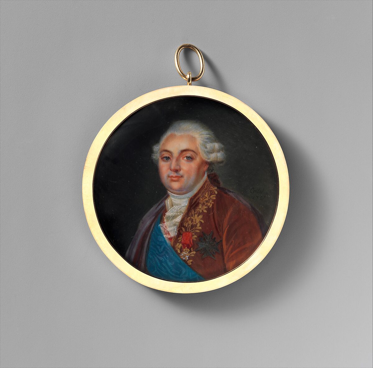 Louis XVI (1754–1793), King of France, Attributed to Antoine François Callet (French, Paris 1741–1823 Paris), Ivory 