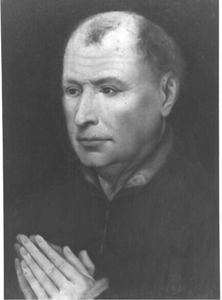 Man in Prayer, ?Workshop of Rogier van der Weyden (Netherlandish, Tournai ca. 1399–1464 Brussels), Oil on wood