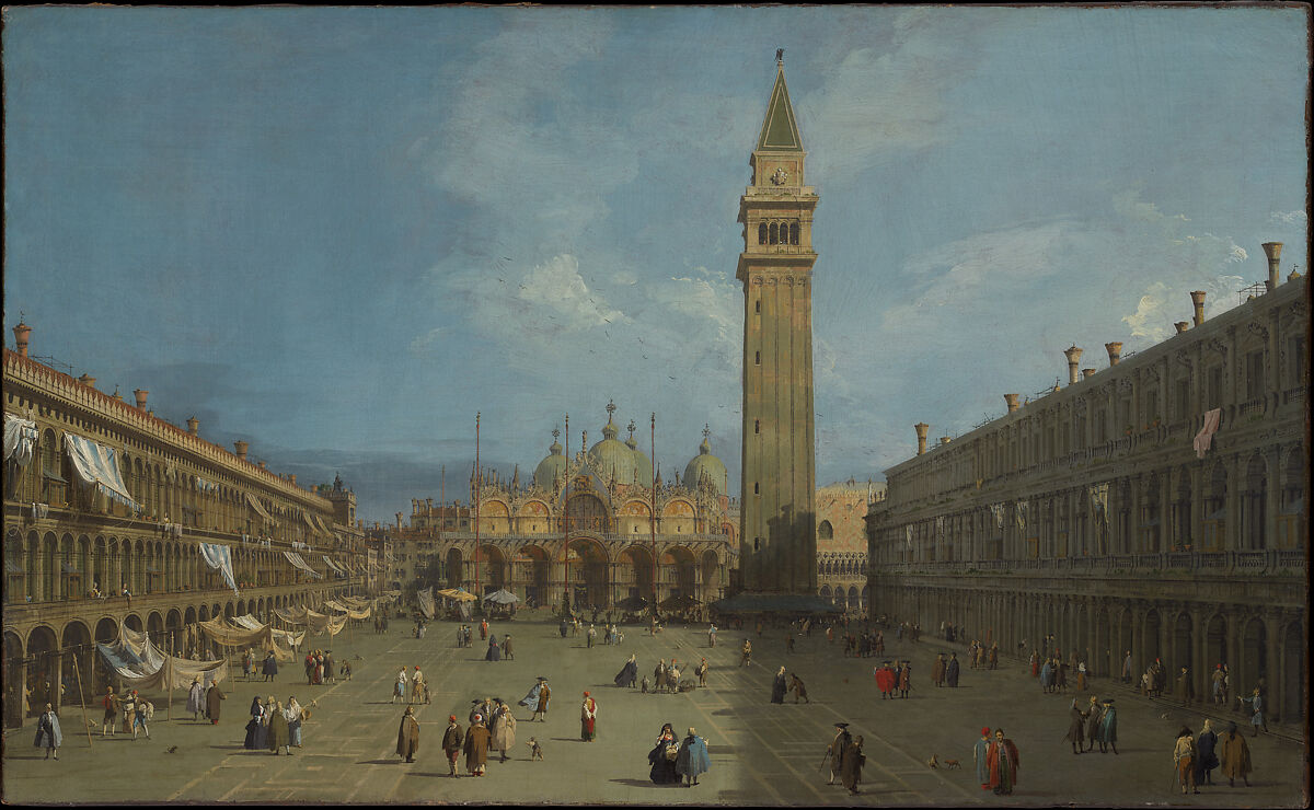 Canaletto Giovanni Antonio Canal Piazza San Marco The Metropolitan Museum Of Art