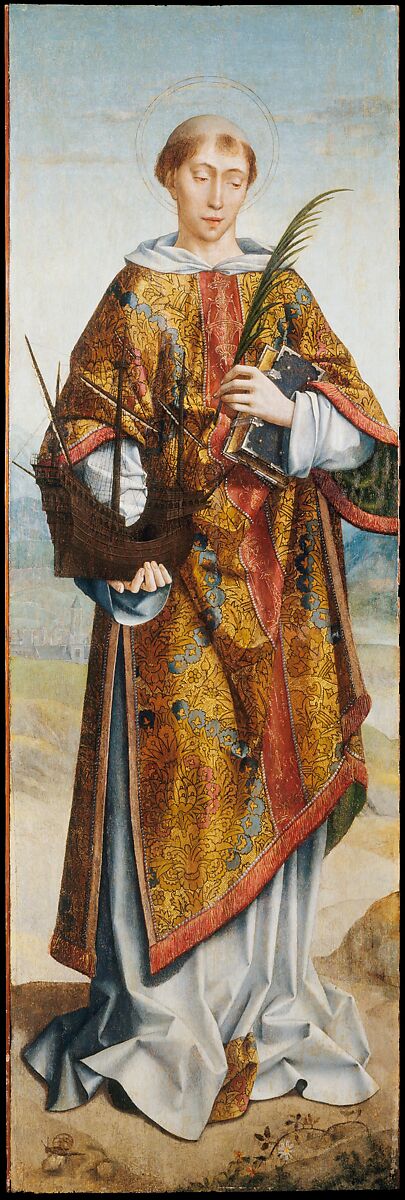 Saint Vincent, Patron Saint of Lisbon, Frei Carlos (Portuguese, active second quarter 16th century), Oil on wood 
