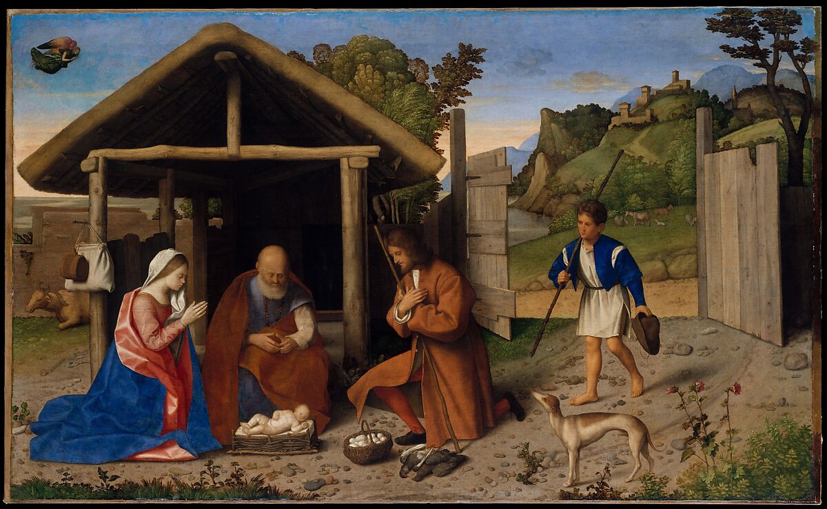 The Adoration of the Shepherds, Catena (Vincenzo di Biagio) (Italian, Venetian, active by 1506–died 1531), Oil on canvas 