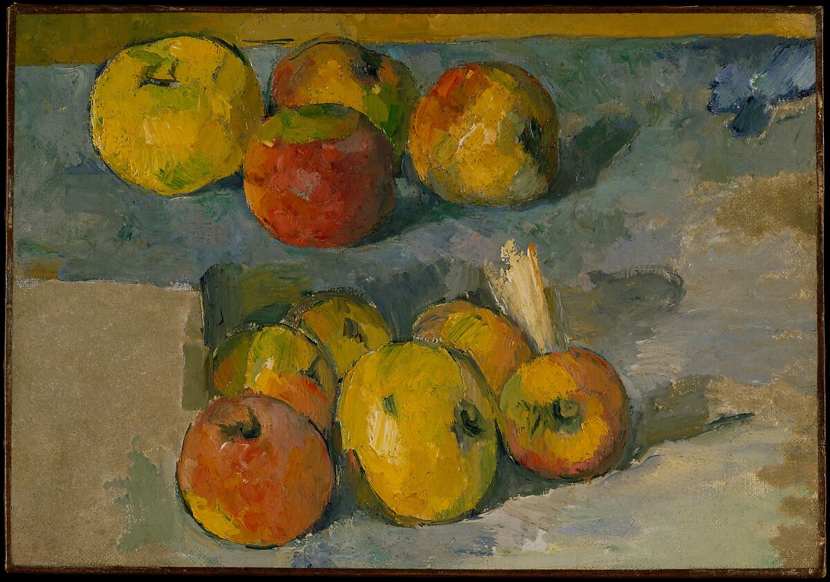 Apples, Paul Cézanne (French, Aix-en-Provence 1839–1906 Aix-en-Provence), Oil on canvas 