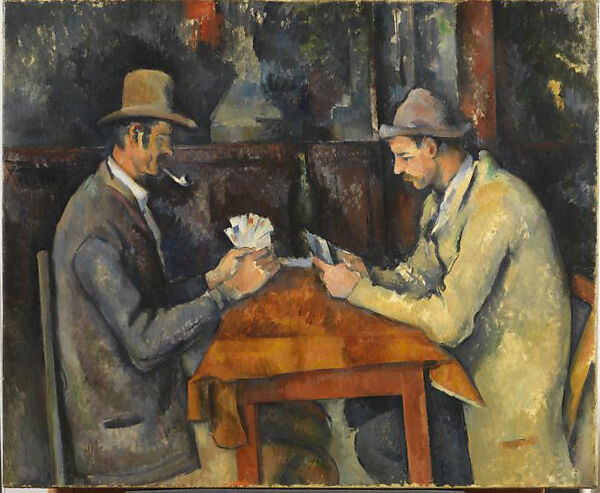 The Card Players, Paul Cézanne (French, Aix-en-Provence 1839–1906 Aix-en-Provence), Oil on canvas