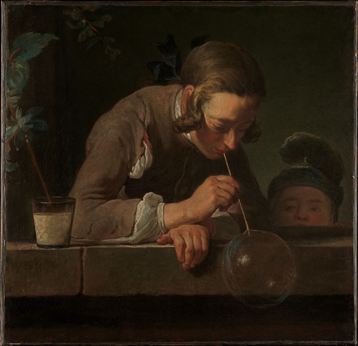 Soap Bubbles, Jean Siméon Chardin (French, Paris 1699–1779 Paris), Oil on canvas 