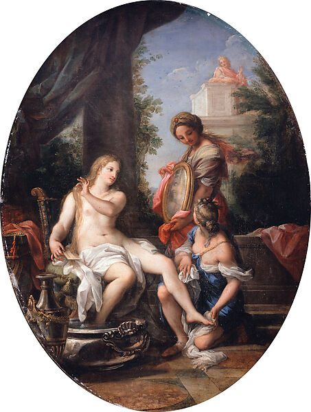Bathsheba at Her Bath, Giuseppe Bartolomeo Chiari (Italian, Lucca or Rome 1654–1727 Rome), Oil on canvas