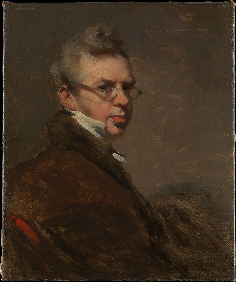 Self-Portrait, George Chinnery (British, London 1774–1852 Macau), Oil on canvas 