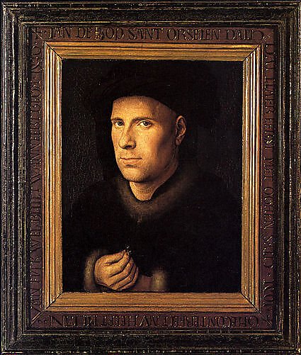 Portrait of a Carthusian, Petrus Christus (Netherlandish, Baarle-Hertog (Baerle-Duc), active by 1444–died 1475/76 Bruges), Oil on oak