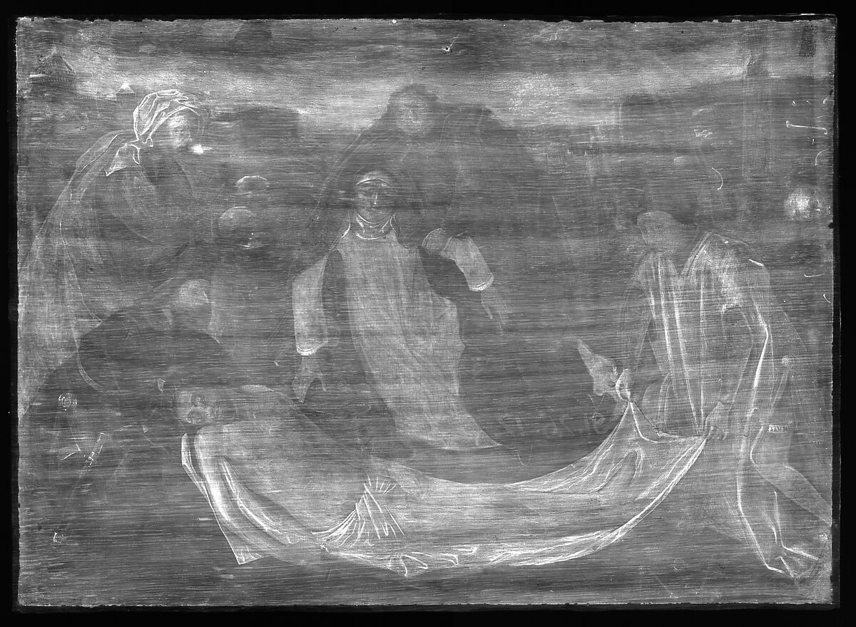 The Lamentation, Petrus Christus (Netherlandish, Baarle-Hertog (Baerle-Duc), active by 1444–died 1475/76 Bruges), Oil on wood