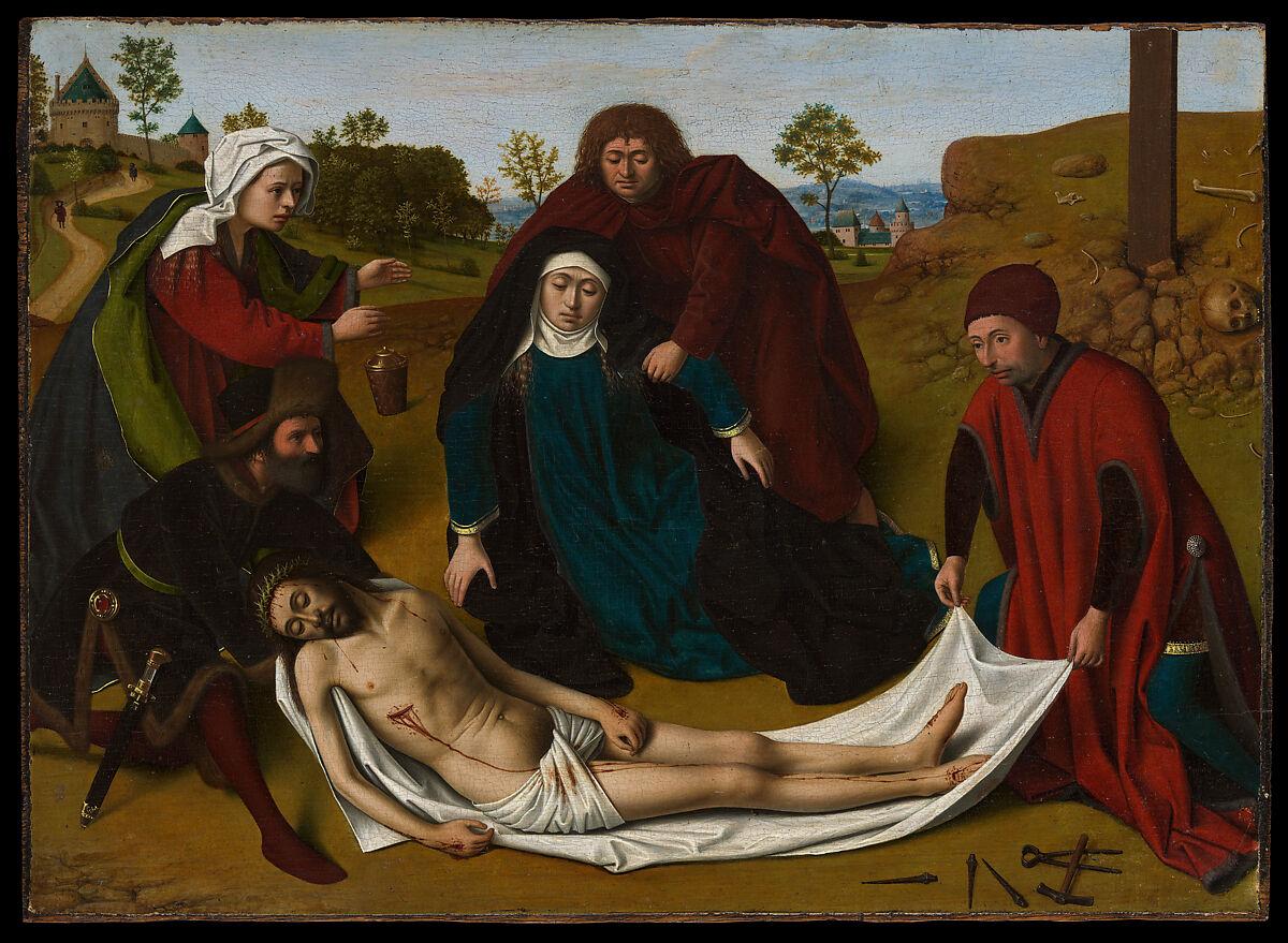 Austrian School, 17th Century  The Lamentation of Christi by the