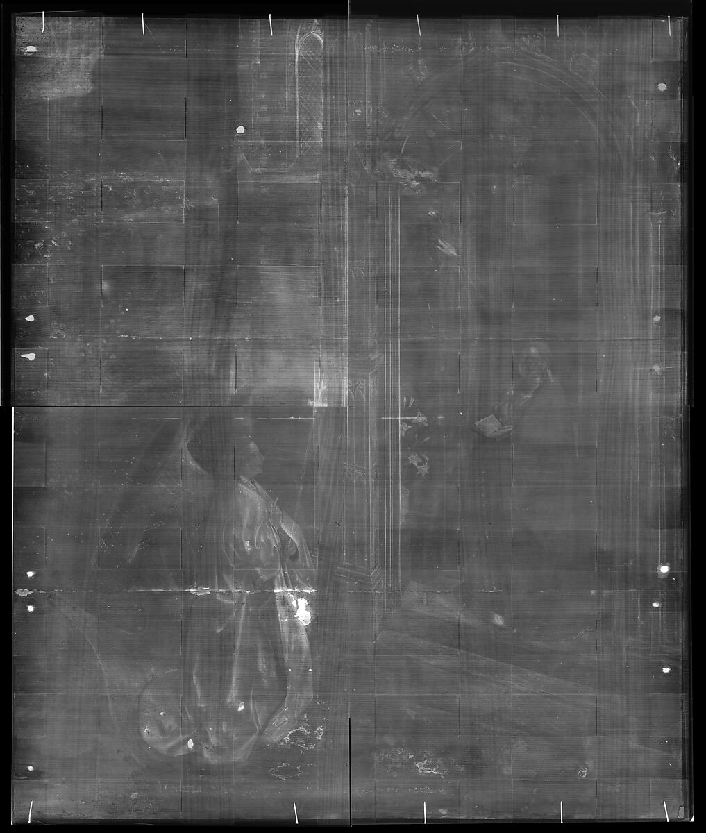 The Annunciation, Petrus Christus (Netherlandish, Baarle-Hertog (Baerle-Duc), active by 1444–died 1475/76 Bruges), Oil on wood