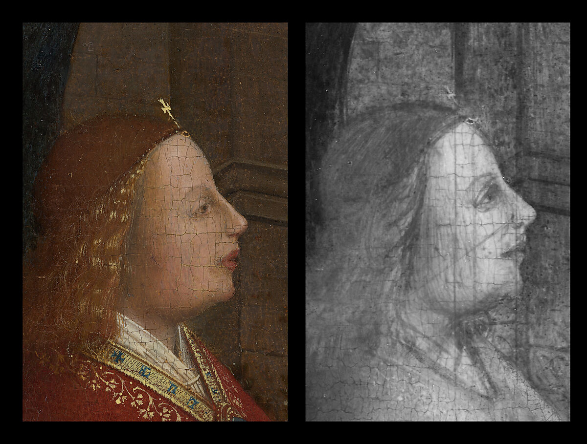 The Annunciation, Petrus Christus (Netherlandish, Baarle-Hertog (Baerle-Duc), active by 1444–died 1475/76 Bruges), Oil on wood