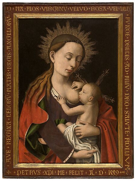 The Annunciation, Petrus Christus (Netherlandish, Baarle-Hertog (Baerle-Duc), active by 1444–died 1475/76 Bruges), Oil on wood