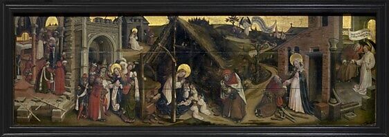 The Annunciation, Petrus Christus (Netherlandish, Baarle-Hertog (Baerle-Duc), active by 1444–died 1475/76 Bruges), Oil on wood