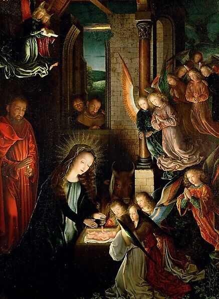 The Adoration of the Shepherds, Marcellus Coffermans (Netherlandish, active 1549–70), Oil on wood