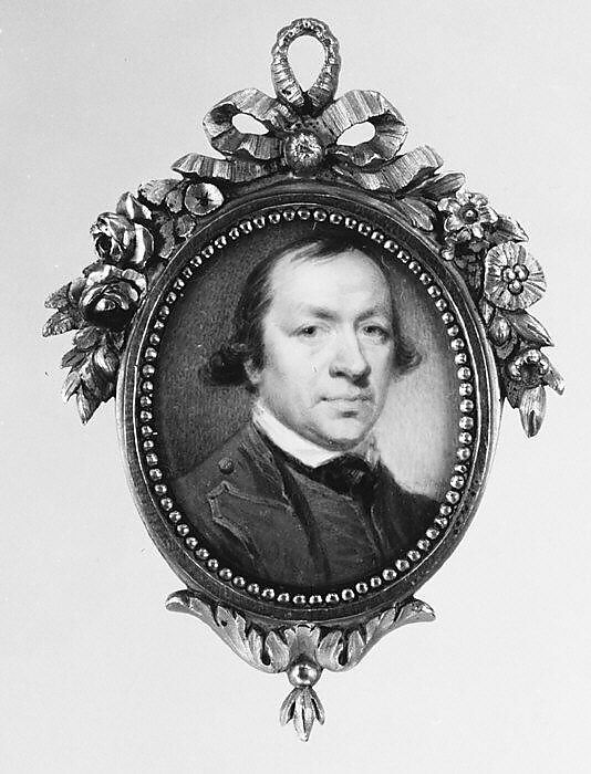 Portrait of a Man, Samuel Collins (British, 1735?–1768), Ivory 