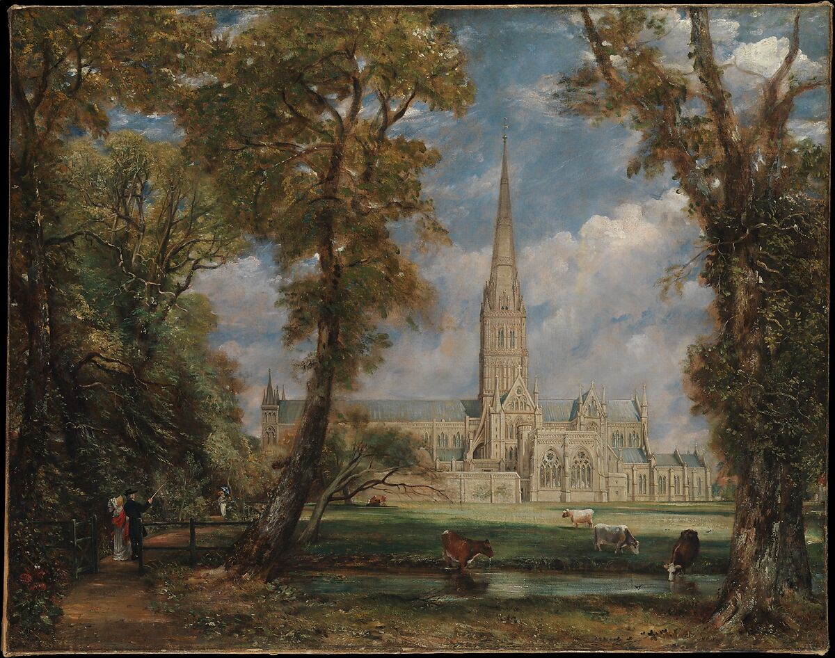 John Constable Salisbury Cathedral from the Bishop s Grounds