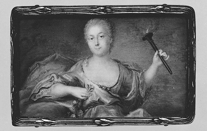 Portrait of a Woman, Continental Painter (ca. 1750), Ivory 